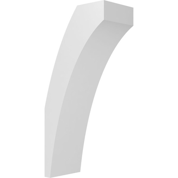 Ekena Millwork 6-in. W x 10-in. D x 22-in. H Thorton Architectural Grade PVC Knee Brace BRCP06X10X22THR - main